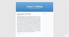 Desktop Screenshot of cmac1.wordpress.com