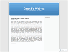 Tablet Screenshot of cmac1.wordpress.com