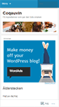 Mobile Screenshot of coqauvin.wordpress.com