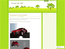Tablet Screenshot of cornell100mpg.wordpress.com