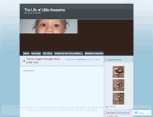 Tablet Screenshot of littleawesome.wordpress.com