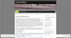Desktop Screenshot of domesticblister.wordpress.com