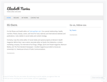 Tablet Screenshot of elizabethnarins.wordpress.com