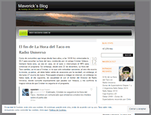 Tablet Screenshot of maverick1527.wordpress.com