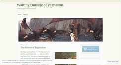 Desktop Screenshot of outsideofparnassus.wordpress.com