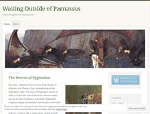 Tablet Screenshot of outsideofparnassus.wordpress.com