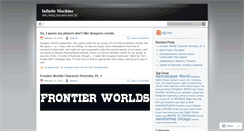 Desktop Screenshot of infinitemachine.wordpress.com