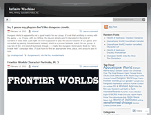 Tablet Screenshot of infinitemachine.wordpress.com