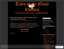 Tablet Screenshot of ninjachicken.wordpress.com