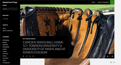 Desktop Screenshot of baseballandthings.wordpress.com