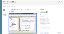 Desktop Screenshot of devdream.wordpress.com