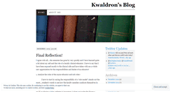 Desktop Screenshot of kwaldron.wordpress.com