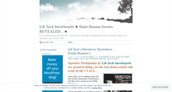 Desktop Screenshot of libtechsnowboards.wordpress.com