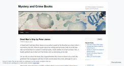 Desktop Screenshot of mysteryandcrimebooks.wordpress.com