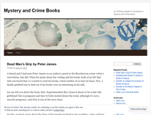 Tablet Screenshot of mysteryandcrimebooks.wordpress.com