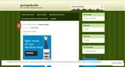 Desktop Screenshot of goropakoala.wordpress.com