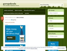 Tablet Screenshot of goropakoala.wordpress.com