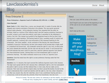 Tablet Screenshot of lawclassolemiss.wordpress.com