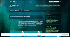 Desktop Screenshot of golbme.wordpress.com