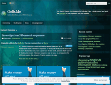 Tablet Screenshot of golbme.wordpress.com
