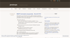 Desktop Screenshot of janstoops.wordpress.com