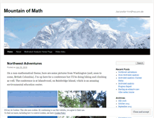 Tablet Screenshot of mountainofmath.wordpress.com