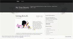 Desktop Screenshot of mytruebeauty.wordpress.com