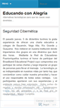 Mobile Screenshot of educadoresconalegria.wordpress.com