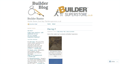 Desktop Screenshot of builderbanter.wordpress.com