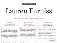 Tablet Screenshot of lfurniss.wordpress.com