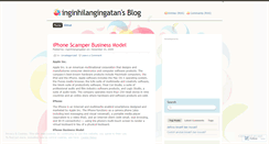 Desktop Screenshot of inginhilangingatan.wordpress.com