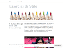 Tablet Screenshot of esercizidistile.wordpress.com