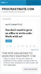 Mobile Screenshot of procrastibate.wordpress.com