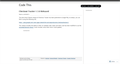 Desktop Screenshot of codethis.wordpress.com