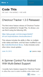 Mobile Screenshot of codethis.wordpress.com