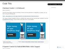 Tablet Screenshot of codethis.wordpress.com