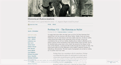 Desktop Screenshot of historicalratiocination.wordpress.com