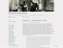 Tablet Screenshot of historicalratiocination.wordpress.com