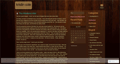 Desktop Screenshot of kristincole.wordpress.com