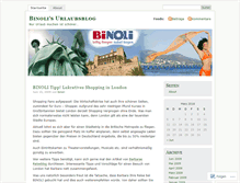 Tablet Screenshot of binoli.wordpress.com