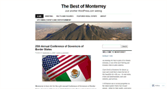 Desktop Screenshot of bestofmonterrey.wordpress.com