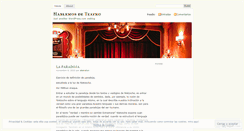 Desktop Screenshot of hablemosdeteatro.wordpress.com