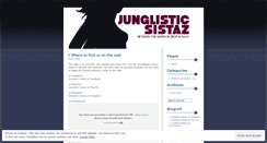 Desktop Screenshot of junglisticsistaz.wordpress.com