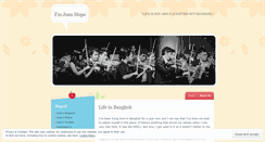 Desktop Screenshot of joanhopeelgincolin.wordpress.com