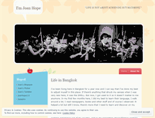 Tablet Screenshot of joanhopeelgincolin.wordpress.com