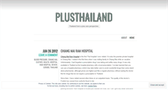 Desktop Screenshot of plusthailand.wordpress.com