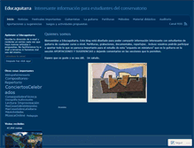 Tablet Screenshot of educaguitarra.wordpress.com
