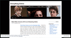 Desktop Screenshot of harrypotter712.wordpress.com