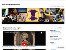 Tablet Screenshot of musiconversations.wordpress.com