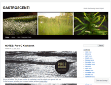Tablet Screenshot of gastroscenti.wordpress.com